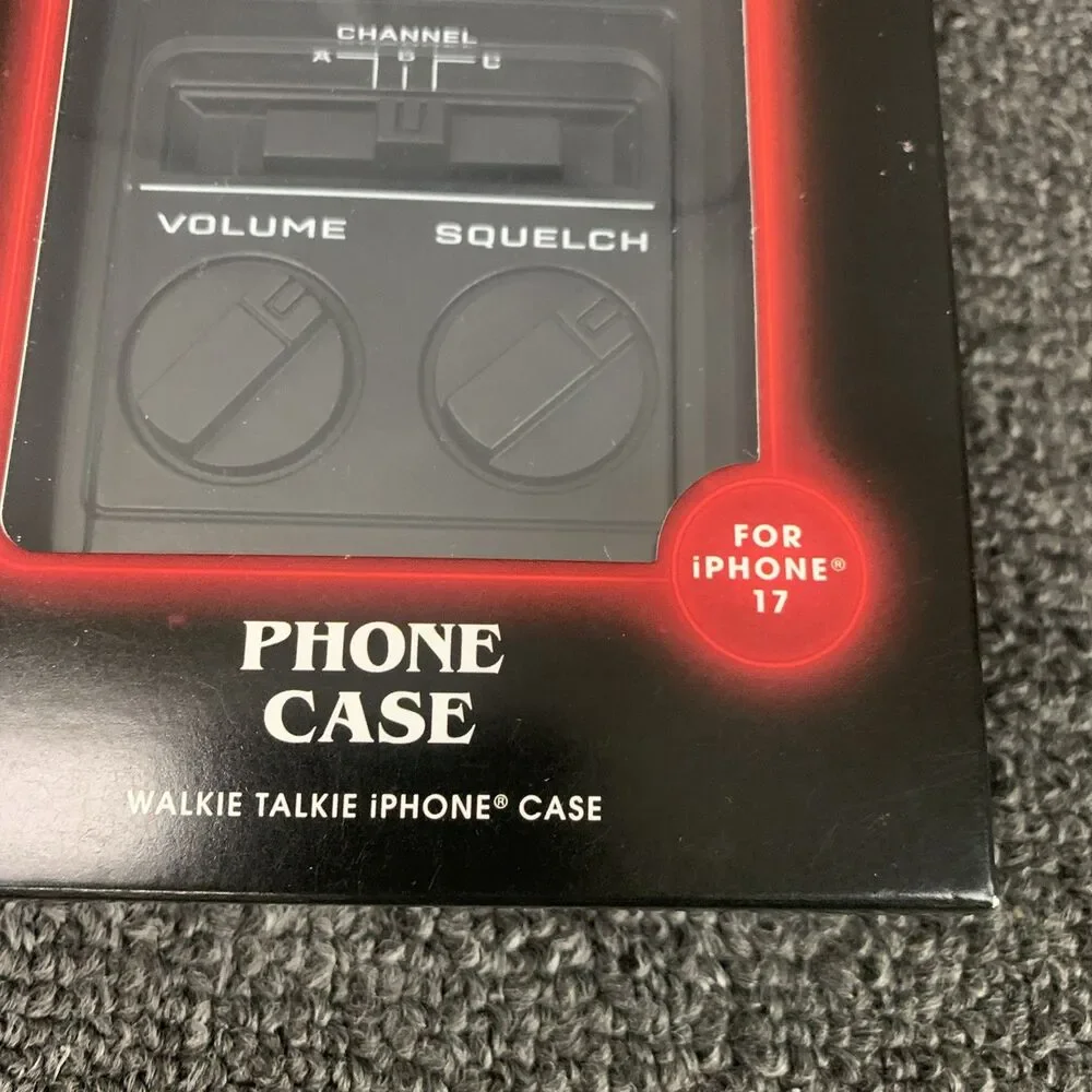 Stranger Things Walkie Talkie Phone Case Apple iPhone 17 Code Red New